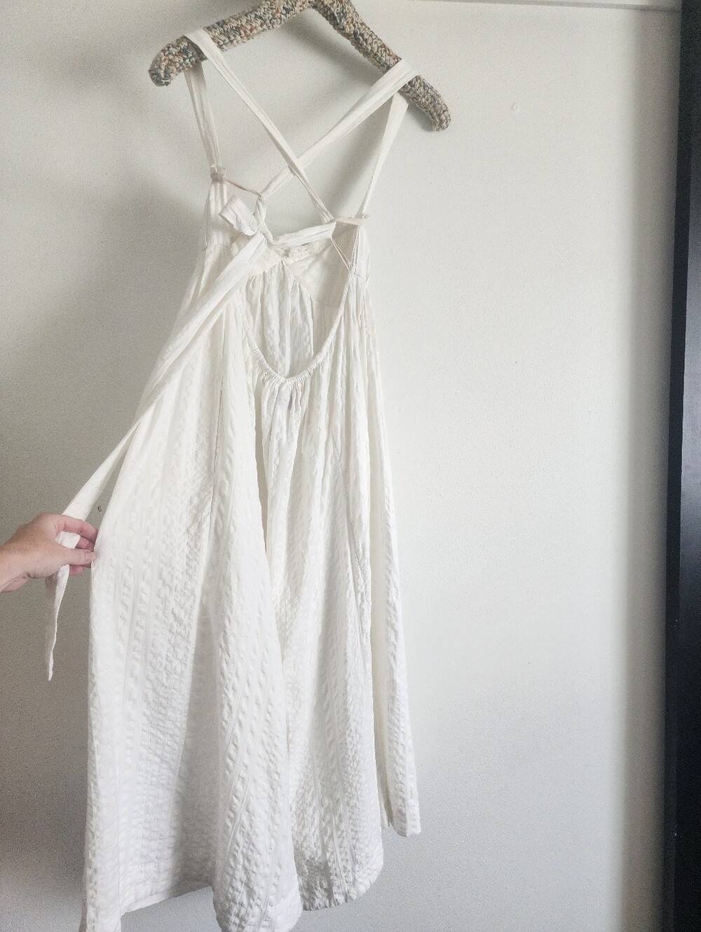 Free People Free-Est Coconut Milk Ivory Poppy Midi Dress XS NWT Whimsygoth Boho - Picture 7 of 16